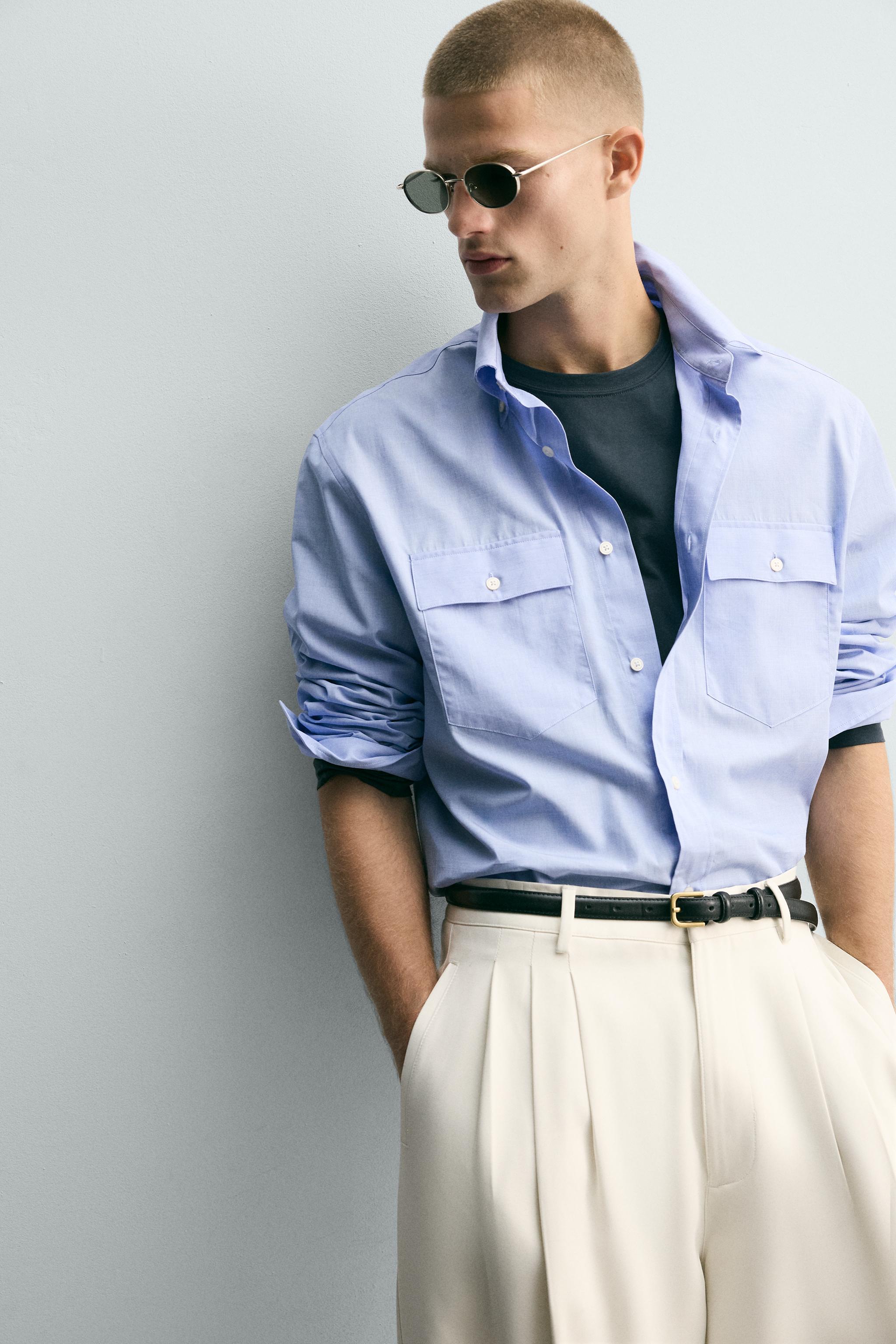 RELAXED FIT POCKET SHIRT